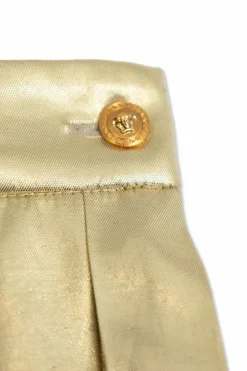 Versace Kids GOLD Pleated skirt