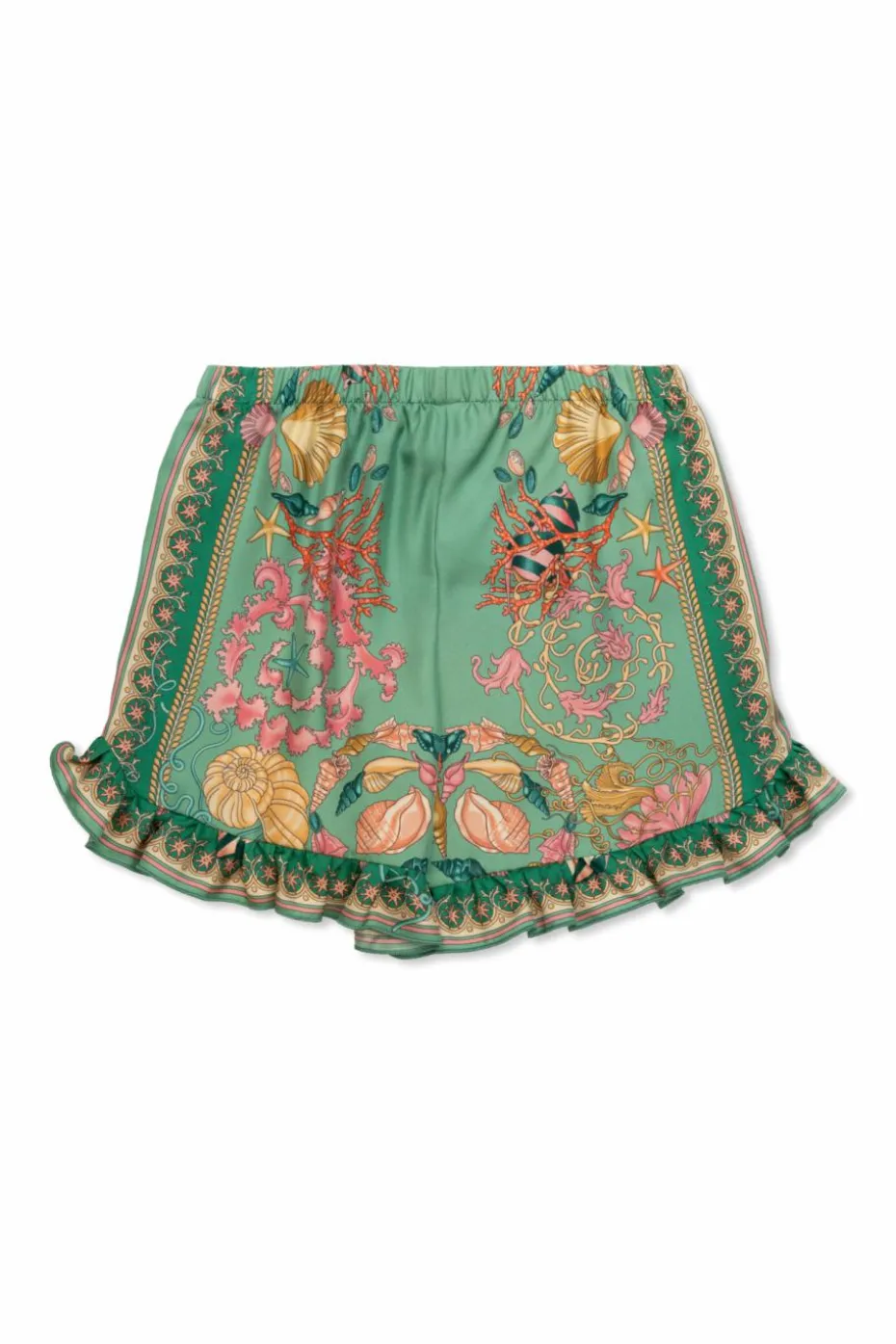 Versace Kids GREEN Patterned shorts