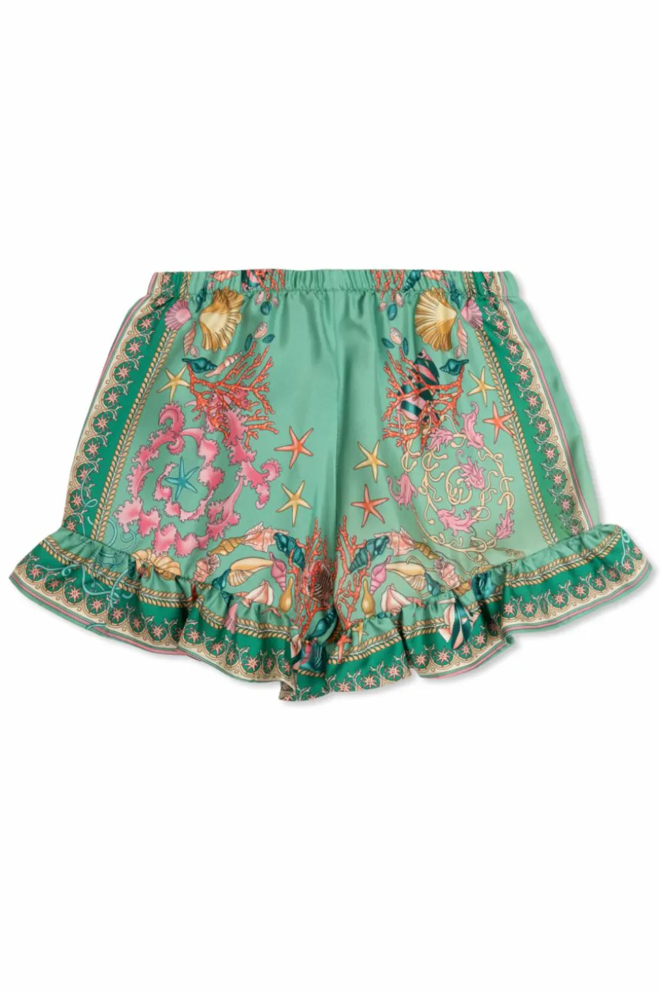 Versace Kids GREEN Patterned shorts