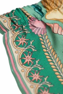Versace Kids GREEN Patterned shorts
