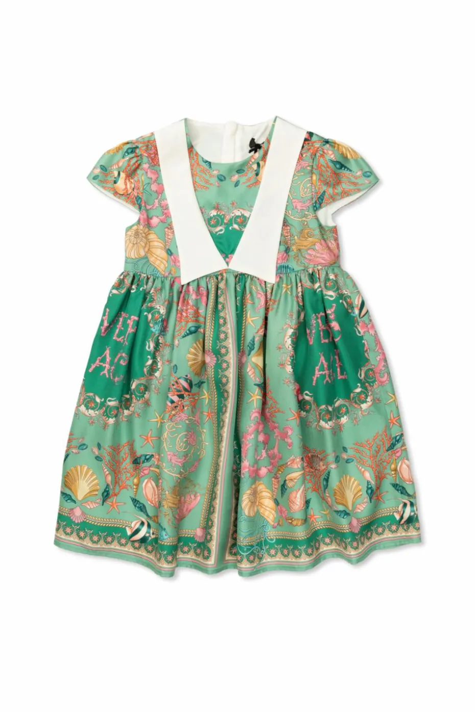 Versace Kids GREEN Silk dress