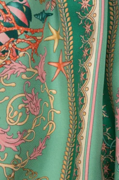 Versace Kids GREEN Silk dress