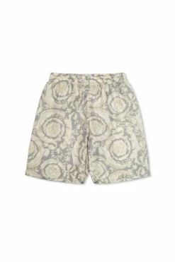 Versace Kids GREY Silk shorts