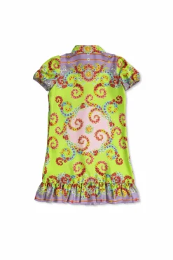 Versace Kids MULTICOLOUR Silk dress