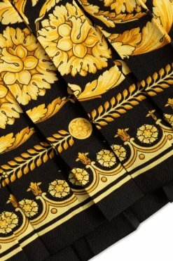 Versace Kids MULTICOLOUR Dress with a pleated skirt
