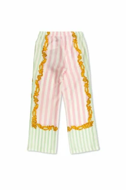 Versace Kids MULTICOLOUR Silk trousers
