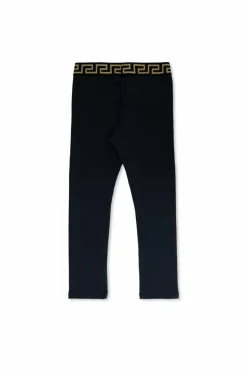 Versace Kids NAVY BLUE Leggings with logo