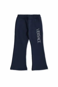 Versace Kids NAVY BLUE Pants with logo