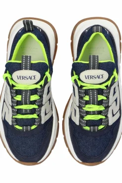 Versace Kids NAVY BLUE Sports shoes with logo