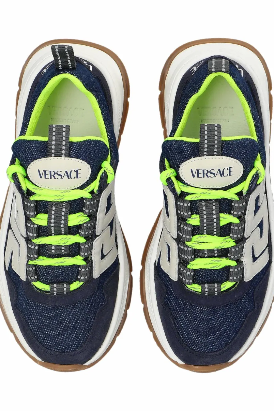 Versace Kids NAVY BLUE Sports shoes with logo