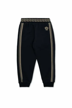 Versace Kids NAVY BLUE Sweatpants with side stripes