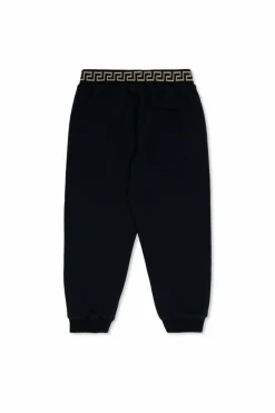 Versace Kids NAVY BLUE Sweatpants with side stripes