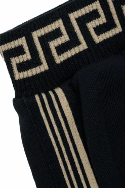 Versace Kids NAVY BLUE Sweatpants with side stripes