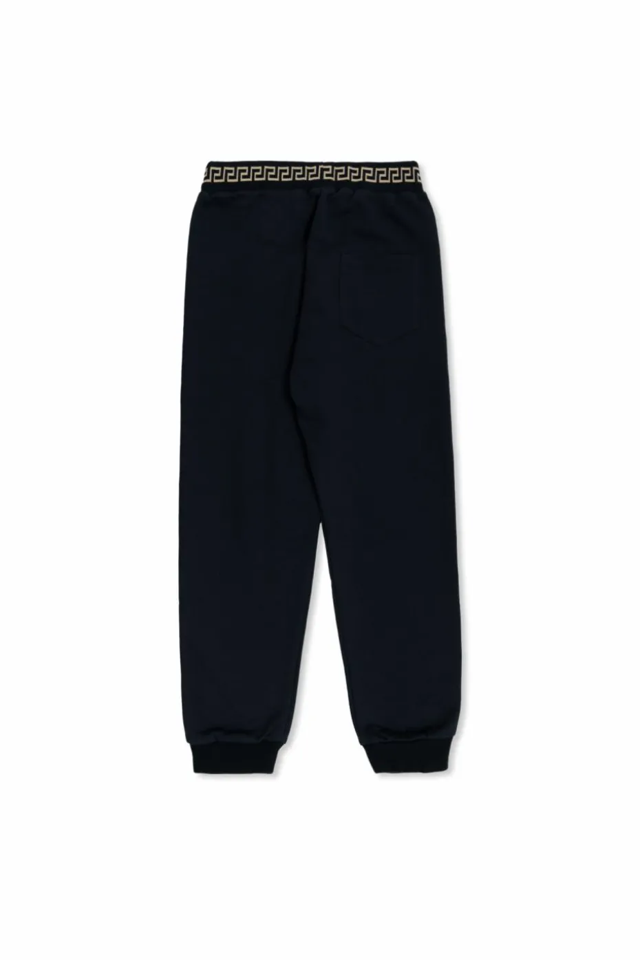 Versace Kids NAVY BLUE Track pants with side stripes
