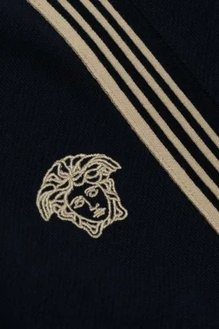 Versace Kids NAVY BLUE Track pants with side stripes