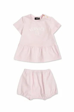 Versace Kids PINK Dress with logo