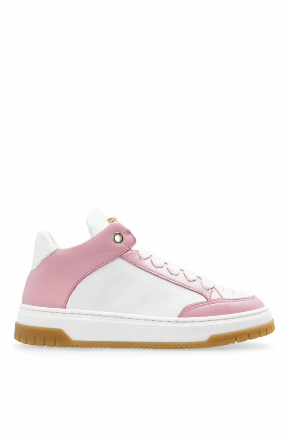Versace Kids PINK Leather sneakers