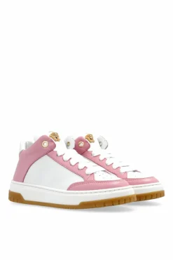 Versace Kids PINK Leather sneakers