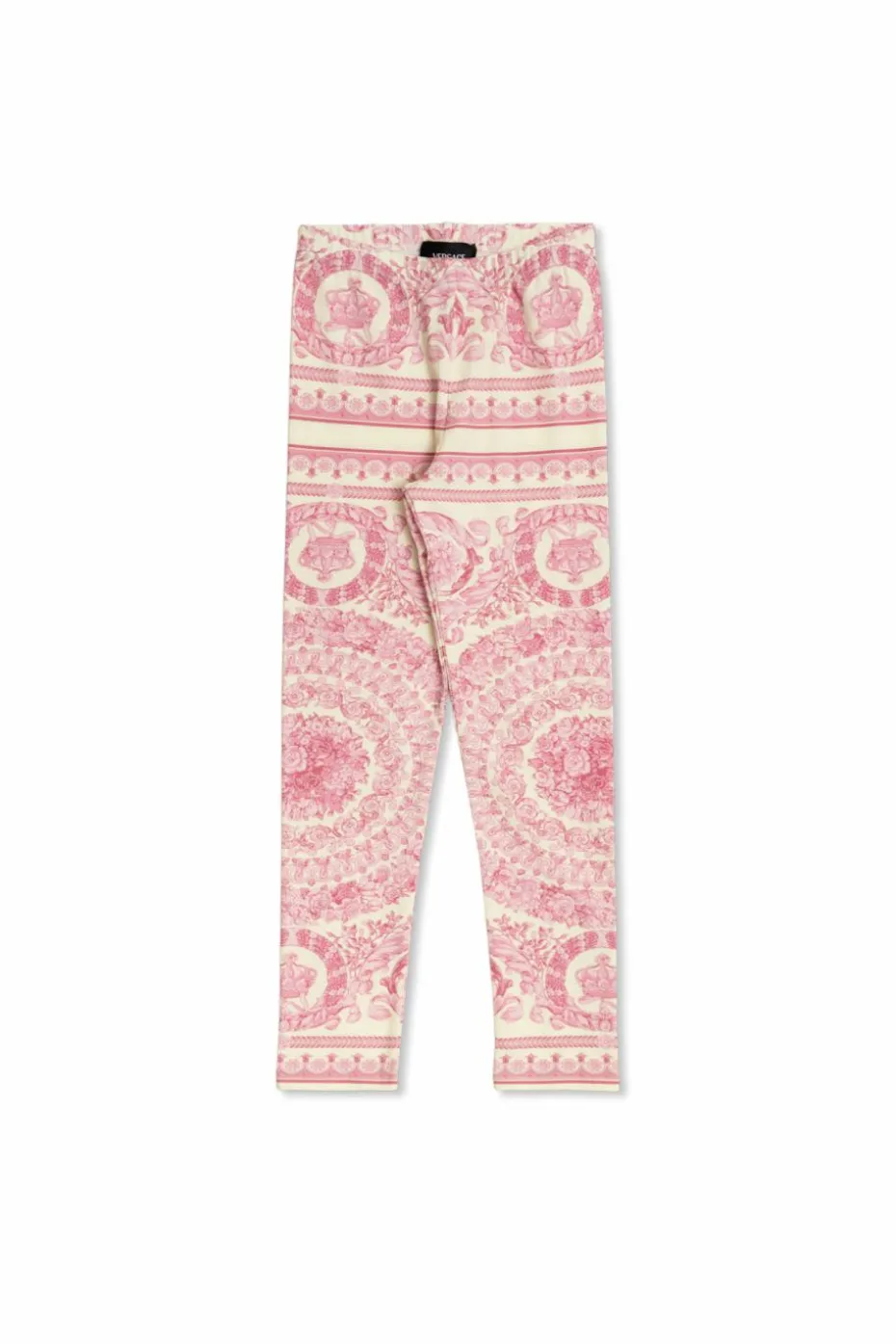 Versace Kids PINK Leggings with 'barocco' print