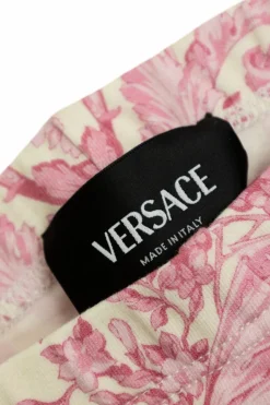 Versace Kids PINK Leggings with 'barocco' print