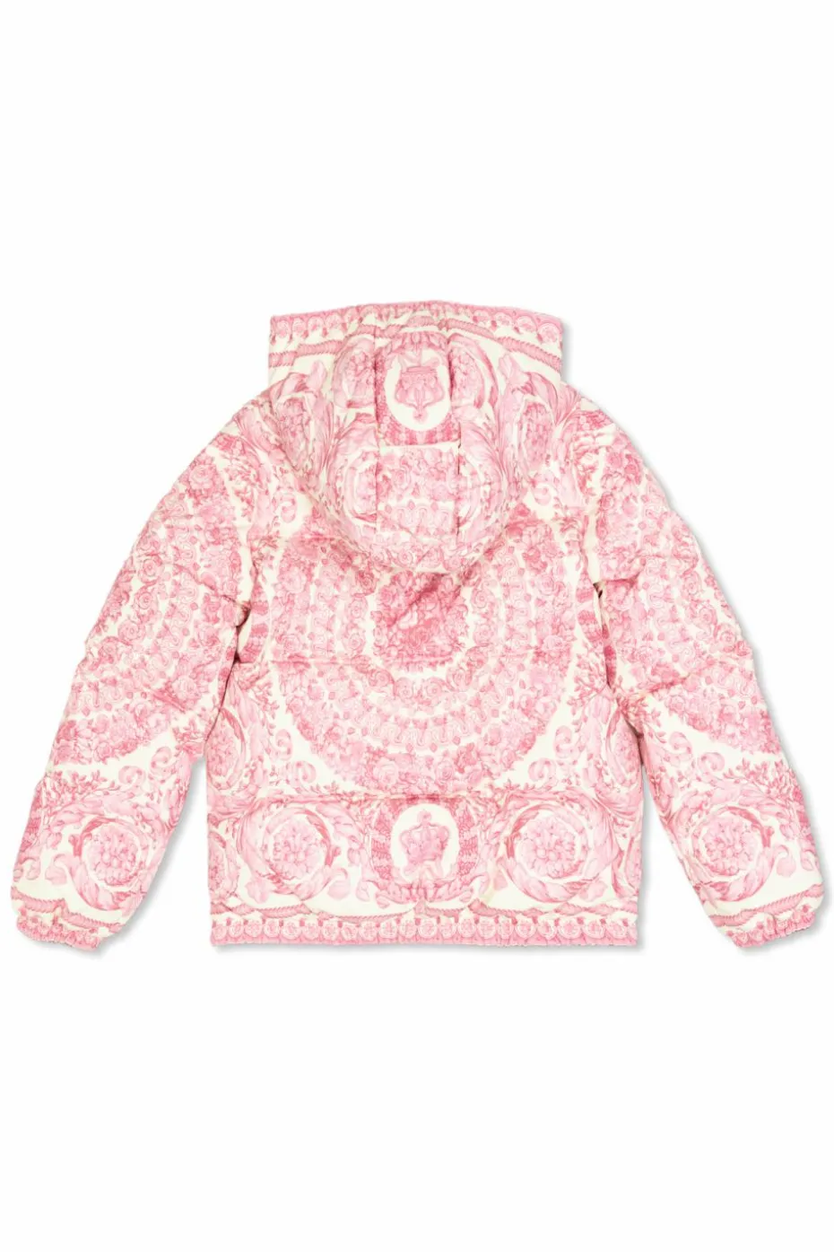 Versace Kids PINK Reversible jacket with hood