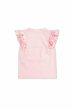 Versace Kids PINK T-shirt with decorative sleeves