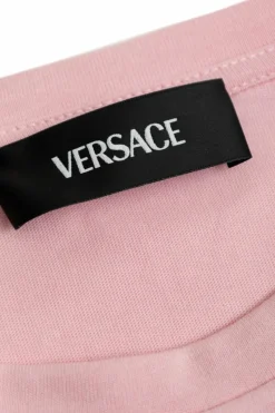 Versace Kids PINK T-shirt with printed logo