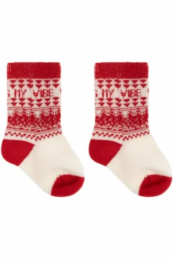Versace Kids RED Wool socks