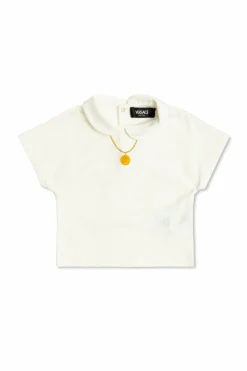 Versace Kids WHITE Printed top