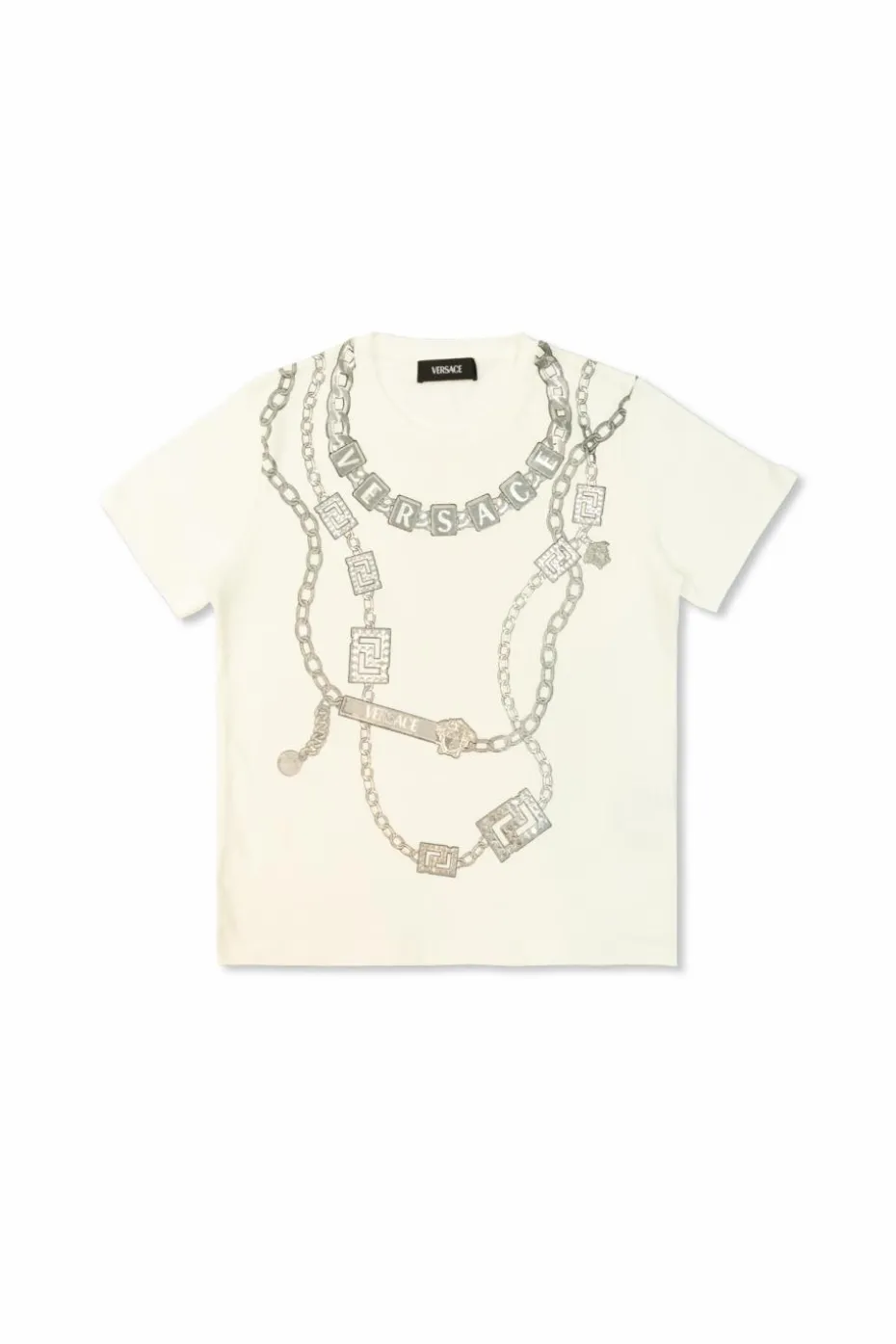 Versace Kids WHITE Printed T-shirt
