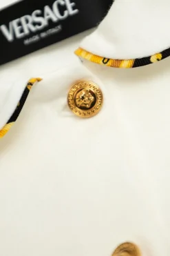 Versace Kids WHITE Shirt with a collar