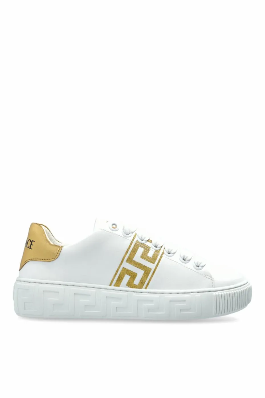 Versace Kids WHITE Sneakers with logo