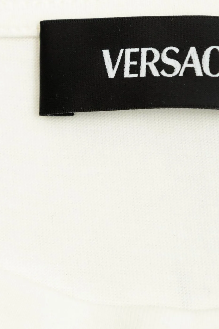 Versace Kids WHITE T-shirt with shimmering appliqués
