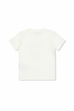 Versace Kids WHITE T-shirt with a shimmering print