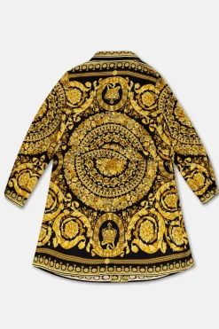 Versace Kids YELLOW Silk dress