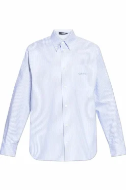 Versace light blue Shirt with Pocket