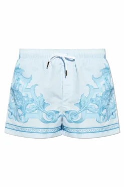 Versace light blue Swim shorts