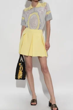 Versace MULTICOLOUR Jedwabne polo
