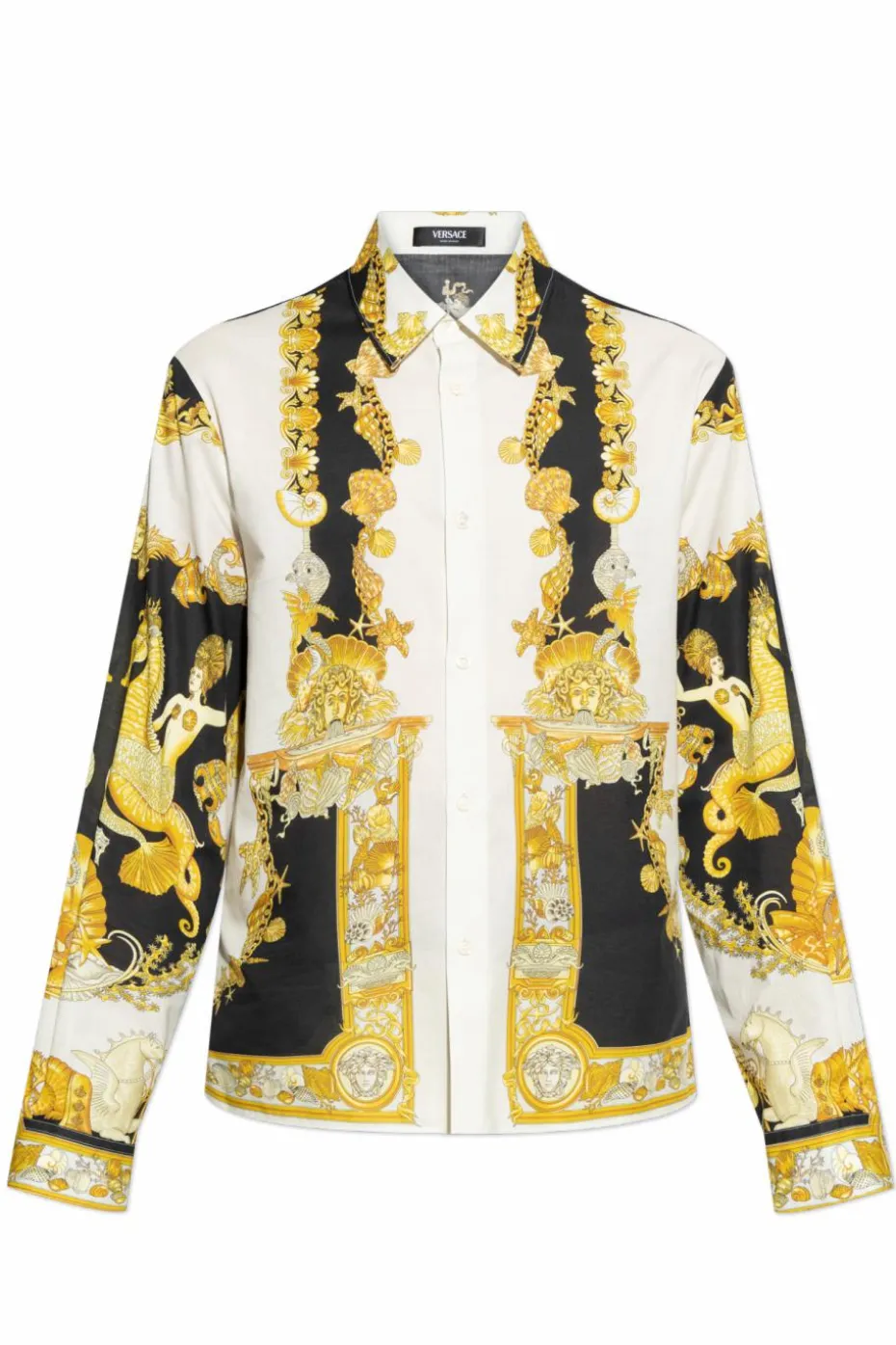 Versace MULTICOLOUR Shirt with `Coral Theatre` print