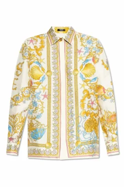 Versace MULTICOLOUR Shirt with `Underwater Barocco` print