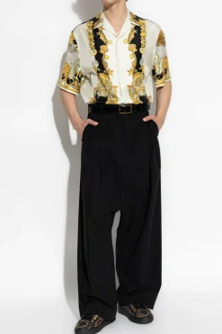 Versace MULTICOLOUR Shirt with 'Coral Theatre' print