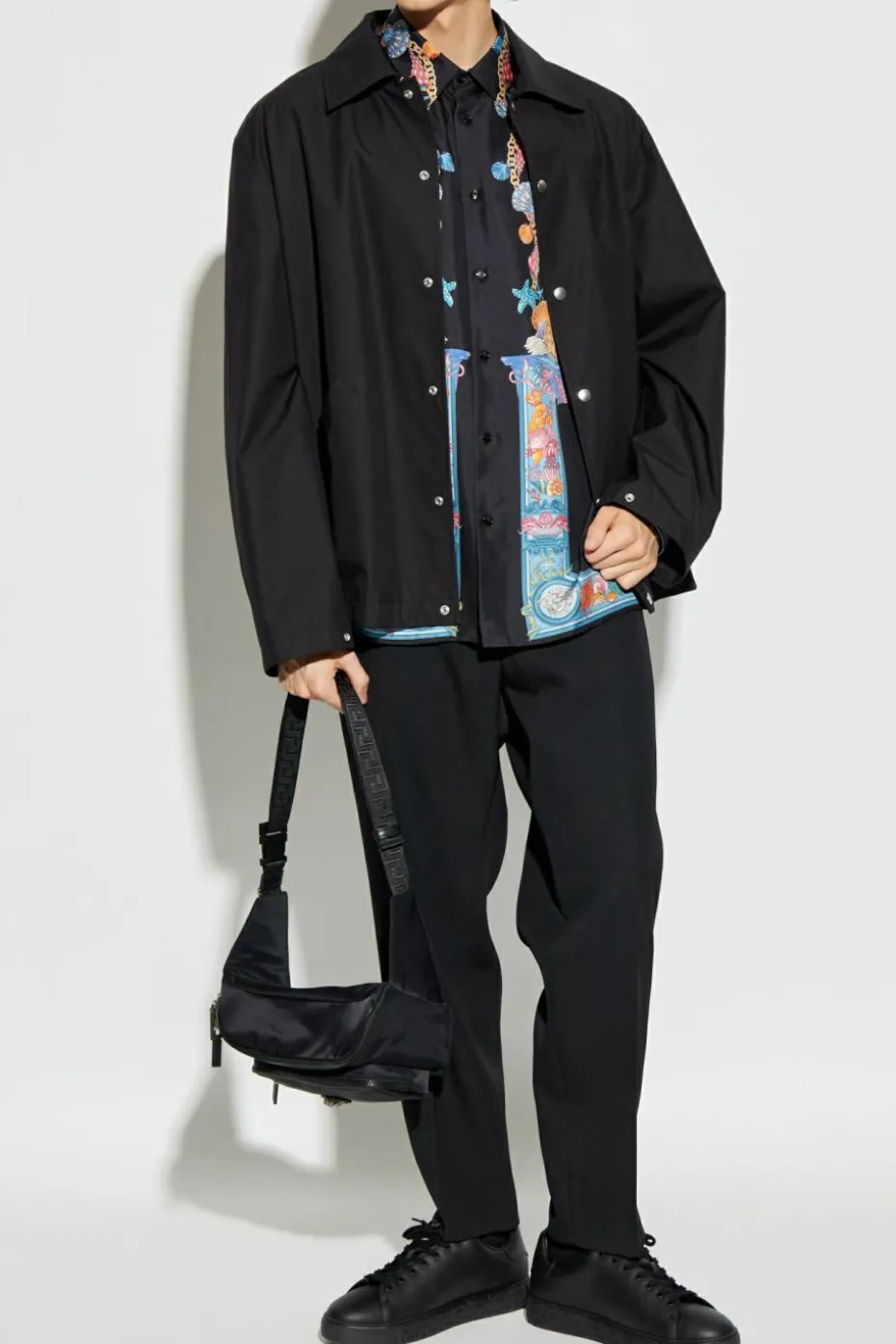 Versace MULTICOLOUR Silk shirt