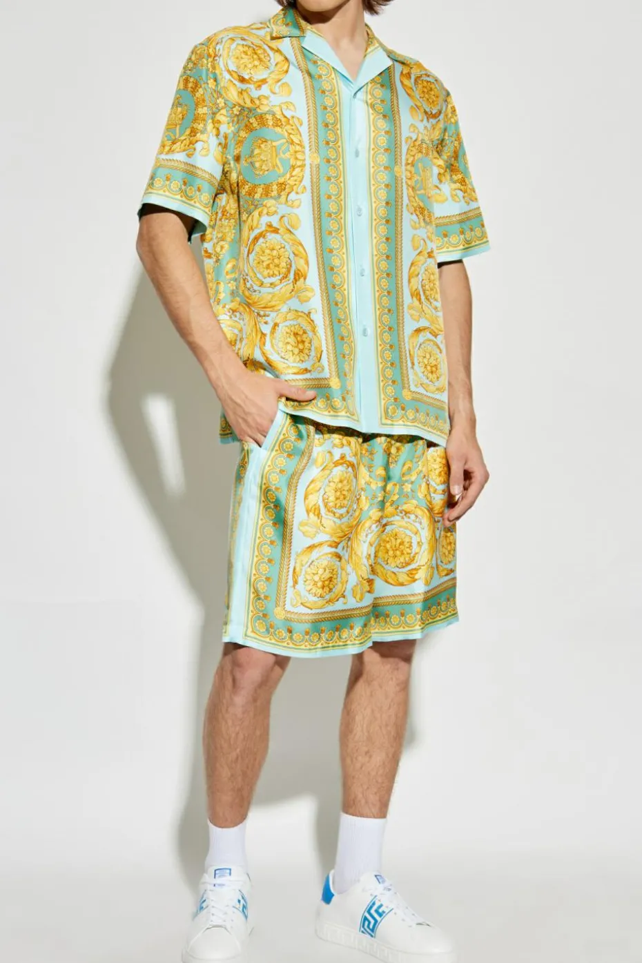 Versace MULTICOLOUR Silk shorts