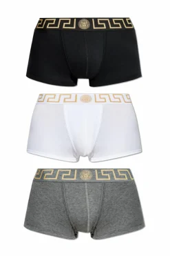 Versace MULTICOLOUR Three-pack of boxers with logo
