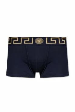 Versace NAVY BLUE Cotton Boxers