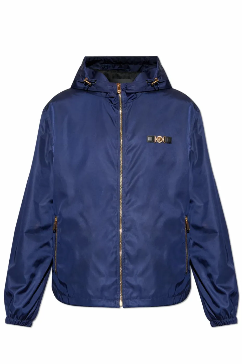 Versace NAVY BLUE Jacket with hood