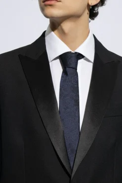 Versace NAVY BLUE Silk tie