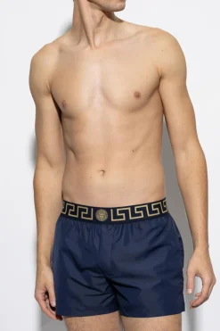 Versace NAVY BLUE Swim trunks