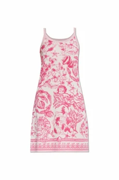 Versace PINK Dress with 'Barocco' pattern