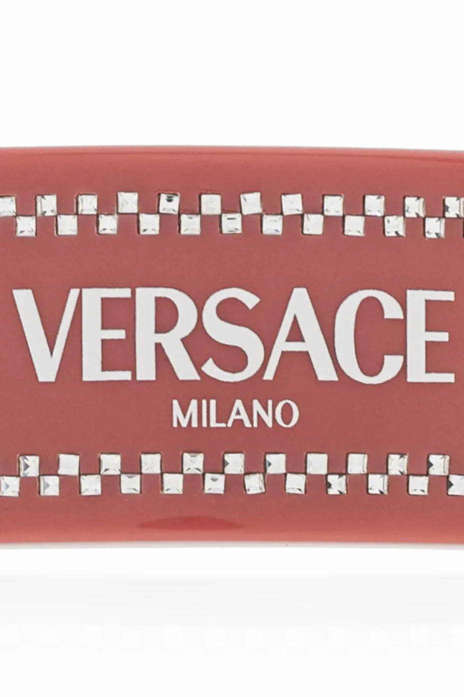 Versace PINK Hair clip with shimmering crystals